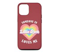 Carcasa para iPhone 12/12 Pro Alguien en Little Rock Me ama City Heart