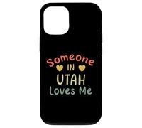 Carcasa para iPhone 12/12 Pro Alguien en Utah me ama Retro USA State US