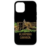 Carcasa para iPhone 12/12 Pro Alhambra Granada España Viaje Souvenir City Monumento Regalo