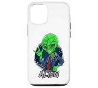 Carcasa para iPhone 12/12 Pro Alien Rockstar Funny Martian Outer Space Sci Fi Invasión