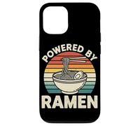 Carcasa para iPhone 12/12 Pro Alimentado por Ramen Comida Japonesa Retro Taza de Fideos Sopa Japón
