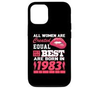 Carcasa para iPhone 12/12 Pro All Women Are Born In 1983 43 Years Old Funny 43rd Birthday