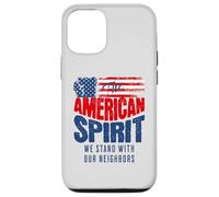 Carcasa para iPhone 12/12 Pro American Spirit Nosotros El Pueblo Estamos con los vecinos Democracia