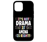 Carcasa para iPhone 12/12 Pro Amina Personalized Women's Gift Custom Amina