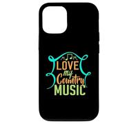 Carcasa para iPhone 12/12 Pro Amo mi música Country para los fanáticos del Country Western