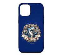Carcasa para iPhone 12/12 Pro Amrum Fan Design Heavy Metal Tiburón Letras