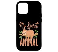 Carcasa para iPhone 12/12 Pro Animal Perezoso de My Spirit, Divertido y Lindo
