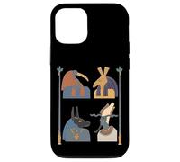 Carcasa para iPhone 12/12 Pro Antiguo Dioses Egipto Faraón Mitología Pirámide de Egipto