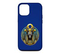 Carcasa para iPhone 12/12 Pro Anubis Jackal God Ankh Arte del Mito Egipcio Antiguo