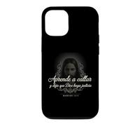 Carcasa para iPhone 12/12 Pro Aprende a Callar Deja Que Dios Haga Justicia Marcos 15:5