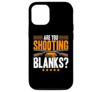 Carcasa para iPhone 12/12 Pro Are You Shooting Blanks Clay Paloma Trap Shooting Skeet Hombres