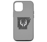 Carcasa para iPhone 12/12 Pro Arkansas AR Deer Hunting Shed Antlers Design