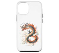 Carcasa para iPhone 12/12 Pro Arte de Criatura mítica del dragón majestuoso de fantasía