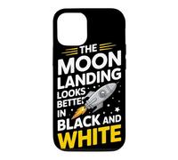 Carcasa para iPhone 12/12 Pro Aterrizaje Lunar engaño conspiración Falsa Encubrimiento Lunar engaño
