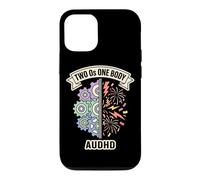 Carcasa para iPhone 12/12 Pro AuDHD Dos Sistemas Operativos Un Cuerpo Arte Adulto