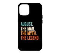 Carcasa para iPhone 12/12 Pro August The Man The Myth The Legend Nombre August