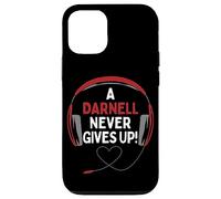Carcasa para iPhone 12/12 Pro Auriculares Personalizados con Cita para Juegos A Darnell Never Give Up