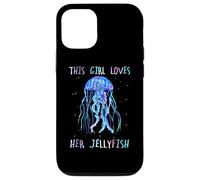 Carcasa para iPhone 12/12 Pro Awesome Cute Underwater This Girl Loves Her Jellyfish