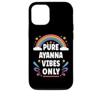 Carcasa para iPhone 12/12 Pro Ayanna Vibes Only Cute Retro Girls Ayanna Name