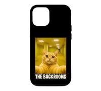 Carcasa para iPhone 12/12 Pro Backrooms Cat Selfie: Horror Espacial Espeluznante liminal