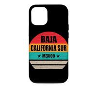 Carcasa para iPhone 12/12 Pro Baja California Sur México Retro Vintage Baja California Sur
