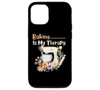 Carcasa para iPhone 12/12 Pro Baking Is My Therapy Kitchen Bake Lover Cooking Baker Cita
