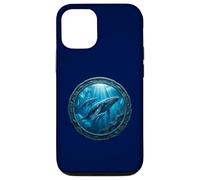 Carcasa para iPhone 12/12 Pro Ballena jorobada observador de Ballenas buceador Ballena Familia en el océano