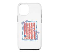 Carcasa para iPhone 12/12 Pro Bandera con Lazo de Sweet Land of Liberty Patriotic Coquette, EE. UU.