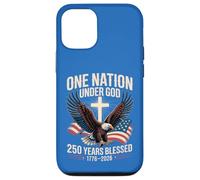 Carcasa para iPhone 12/12 Pro Bandera de águila One Nation Under God 250 Years Blessed 1776-2026