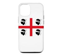Carcasa para iPhone 12/12 Pro Bandera de Cerdeña Italia 4 Moros Cerdeña