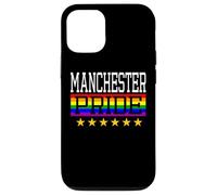 Carcasa para iPhone 12/12 Pro Bandera del Arco Iris LGBT de Manchester Pride Gay Lesbianas Queer