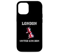 Carcasa para iPhone 12/12 Pro Bandera Envejecida del Reino Unido Orgullo de Londres