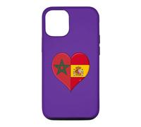 Carcasa para iPhone 12/12 Pro Bandera España Marruecos Aficionados Marroquíes Españoles