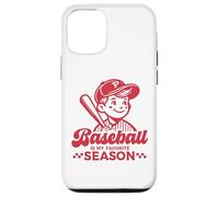 Carcasa para iPhone 12/12 Pro Baseball Is My Favorite Season - Camiseta Deportiva Divertida para Jugador Retro