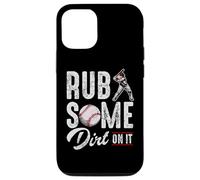Carcasa para iPhone 12/12 Pro Baseball Rub Some Dirt On It Frases de Humor Divertido Citas