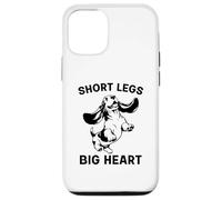 Carcasa para iPhone 12/12 Pro Basset Hound Short Legs Big Heart