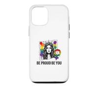 Carcasa para iPhone 12/12 Pro Be Proud and Be You Rainbow LGBTQ Pride Feminista