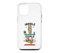 Carcasa para iPhone 12/12 Pro Berger Picard Haciendo Yoga inhalar - exale DIGOR Divertido