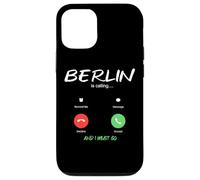 Carcasa para iPhone 12/12 Pro Berlín está Llamando y Debo IR a Alemania de Viaje