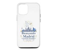 Carcasa para iPhone 12/12 Pro Bienvenido a Madrid Santo Padre 2026 Paloma de Paz Católico