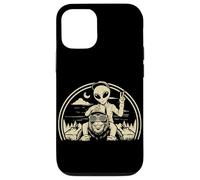 Carcasa para iPhone 12/12 Pro Bigfoot Alien Boy Adventure Sasquatch OVNI