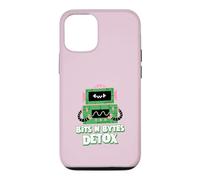 Carcasa para iPhone 12/12 Pro bits and Bytes Detox (Divertida declaración sobre el Mundo Digital)