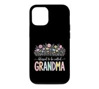 Carcasa para iPhone 12/12 Pro Blessed To Be Called Grandma Diseño Floral