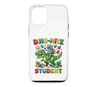 Carcasa para iPhone 12/12 Pro Bloques de Dinosaurios de Montar Robot para Estudiantes Dino-Mite