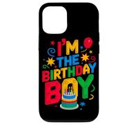 Carcasa para iPhone 12/12 Pro Bloques de Ladrillos de construcción I'm The Birthday Boy Master Builder