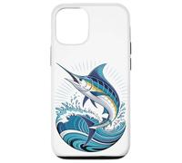 Carcasa para iPhone 12/12 Pro Blue Marlin Ocean Graphic Fishing
