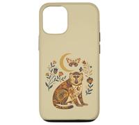 Carcasa para iPhone 12/12 Pro Boho Celestial Baboon Moon Floral