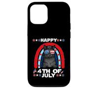 Carcasa para iPhone 12/12 Pro Bombay Cat Happy 4th of July Patriotic American Cats Lovers