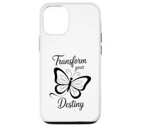 Carcasa para iPhone 12/12 Pro Bonita Mariposa Minimalista Que transforma y Cambia tu Vida