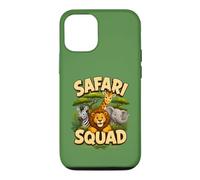 Carcasa para iPhone 12/12 Pro Bonito diseño de tripulación de Safari Squad Zoo Jungle Animals